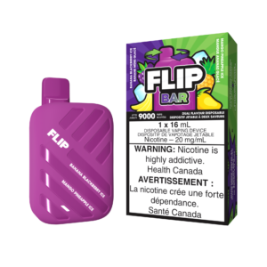 FLIP BAR DISPOSABLE - BANANA BLACKBERRY ICE AND MANGO PINEAPPLE ICE (5PC/CTN)