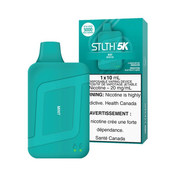 STLTH 5K DISPOSABLE - MINT (5PC/CTN)