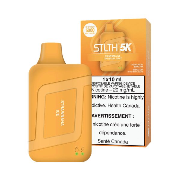 STLTH 5K DISPOSABLE - STRAWNANA ICE (5PC/CTN)