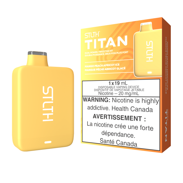 STLTH TITAN DISPOSABLE - MANGO PEACH APRICOT ICE (5PCS/CTN)