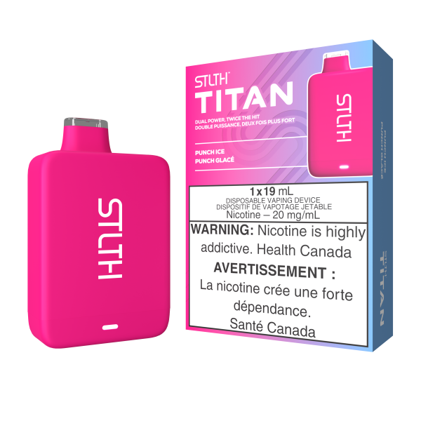 STLTH TITAN DISPOSABLE - PUNCH ICE (5PCS/CTN)