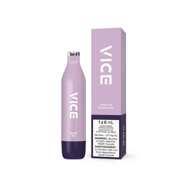 VICE 2500 DISPOSABLE - GRAPE ICE (6PC/CTN)