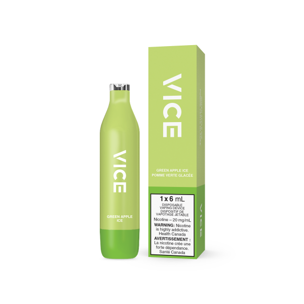 VICE 2500 DISPOSABLE - GREEN APPLE ICE (6PC/CTN)