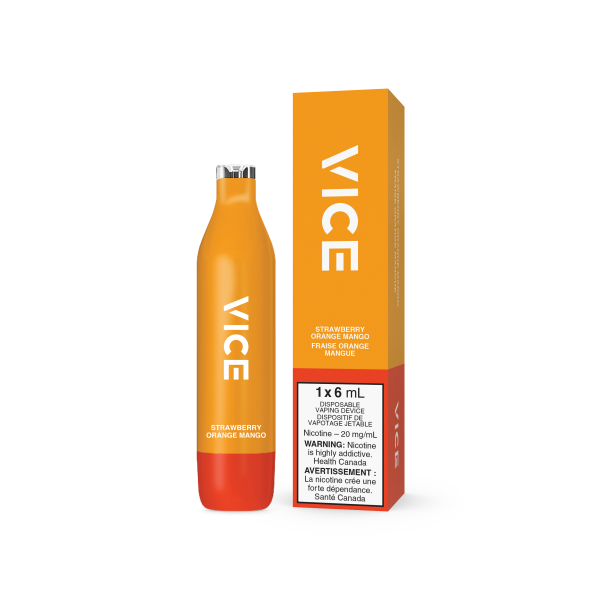 VICE 2500 DISPOSABLE - STRAWBERRY ORANGE MANGO (6PC/CTN)