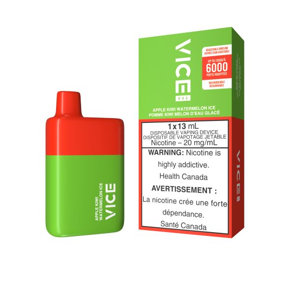 VICE BOX DISPOSABLE - APPLE KIWI WATERMELON ICE (5PC/CTN)