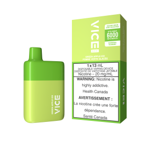 VICE BOX DISPOSABLE - GREEN APPLE ICE (5PC/CTN)