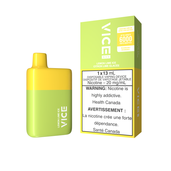 VICE BOX DISPOSABLE - LEMON LIME ICE (5PC/CTN)