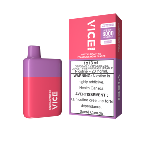 VICE BOX DISPOSABLE - RAZZ CURRANT ICE (5PC/CTN)