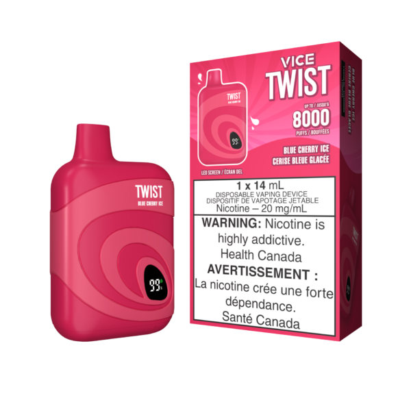 VICE TWIST DISPOSABLE - BLUE CHERRY ICE (5PC/CTN)