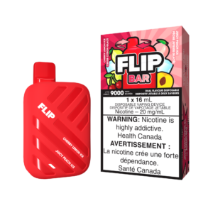 FLIP BAR DISPOSABLE - CHERRY LEMON ICE AND JUICY PEACH ICE (5PC/CTN)