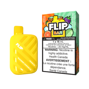 FLIP BAR DISPOSABLE - ORANGE ICE AND BLACKBERRY HONEYDEW ICE (5PC/CTN)