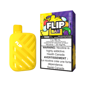 FLIP BAR DISPOSABLE - RAZZ NANA ICE AND GRAPE PUNCH ICE (5PC/CTN)