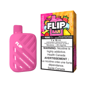 FLIP BAR DISPOSABLE - STRAW NANA ORANGE ICE AND MANGO RASPBERRY ICE (5PC/CTN)