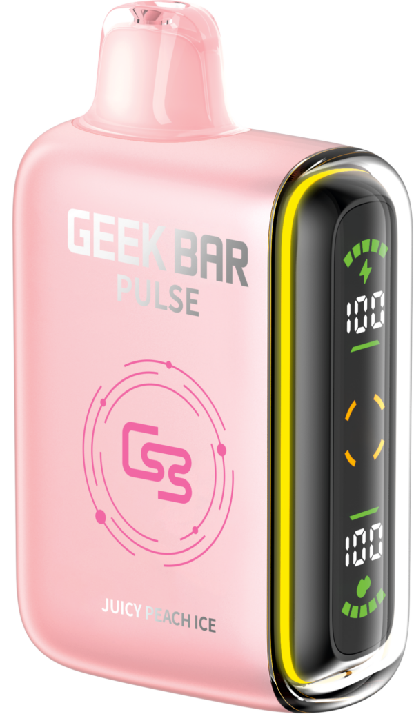 GEEK BAR PULSE DISPOSABLE - JUICY PEACH ICE (4PC/CTN)